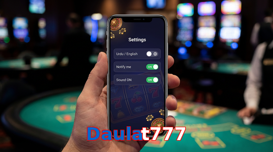 Game list for Daulat777 app section